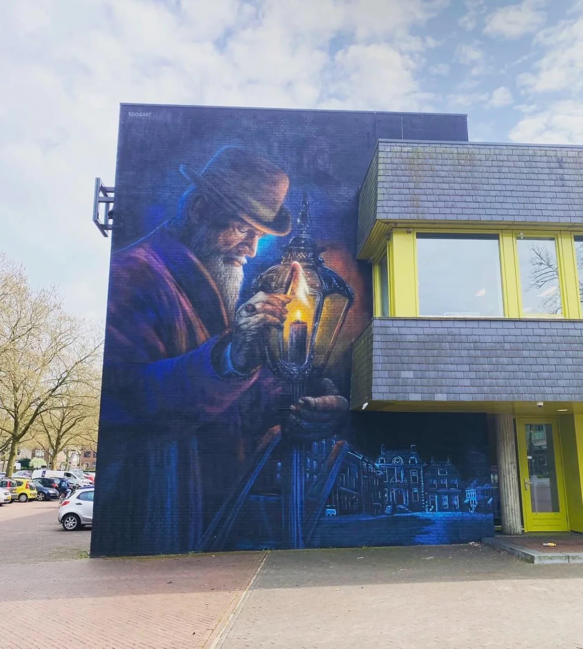 Muurschildering Doetinchem